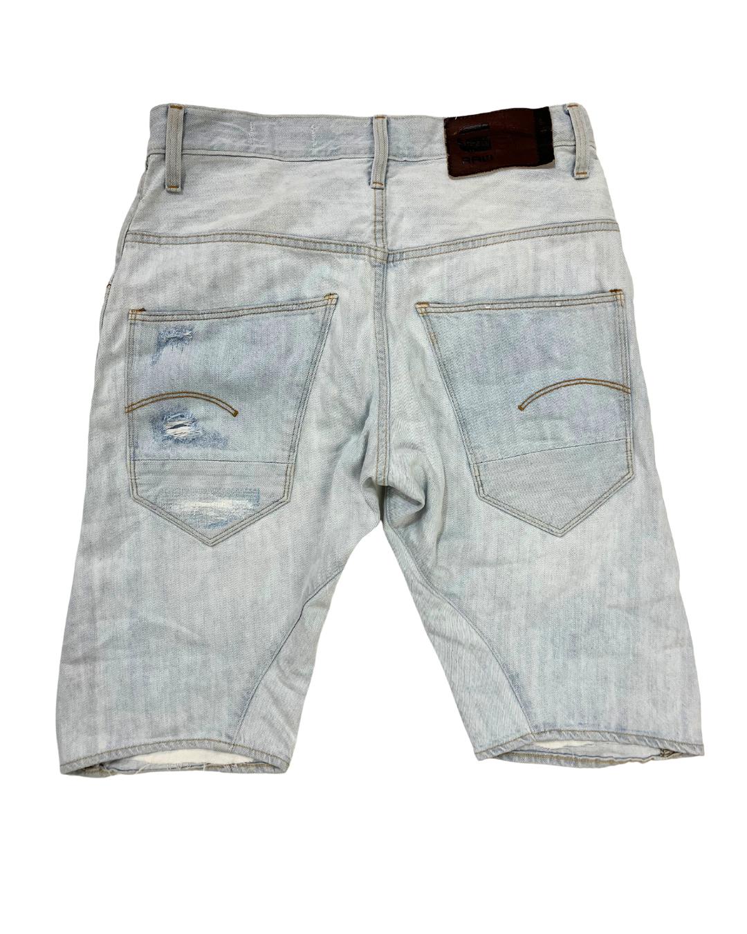 G-Star Light Wash Denim Shorts