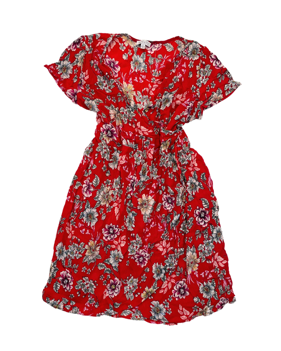 patrons of peace dress Patrons of Peace Red Floral Dress – OWNI