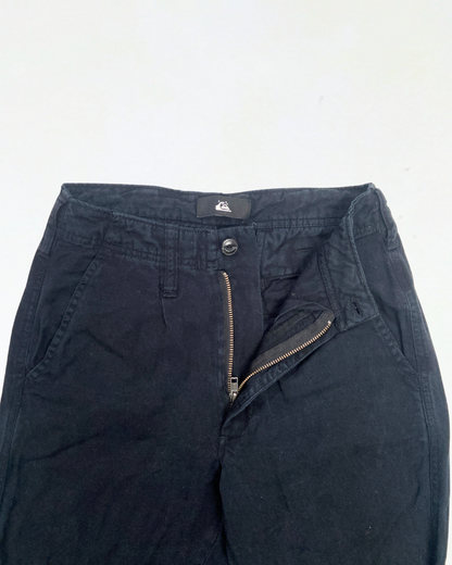 second hand Quiksilver Quiksilver Casual Black Trousers 19 OWNI