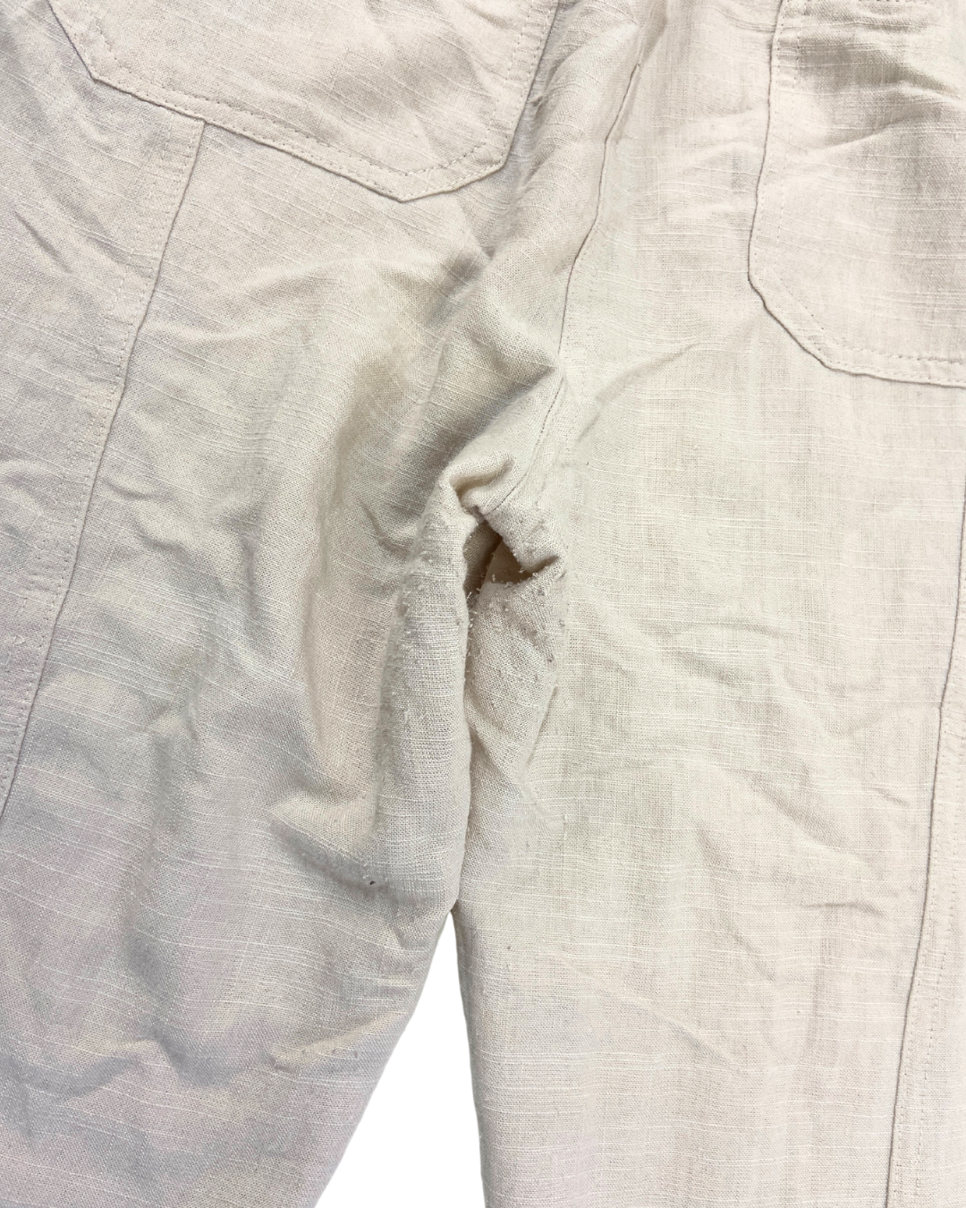 Peacocks Cream Drawstring Trousers