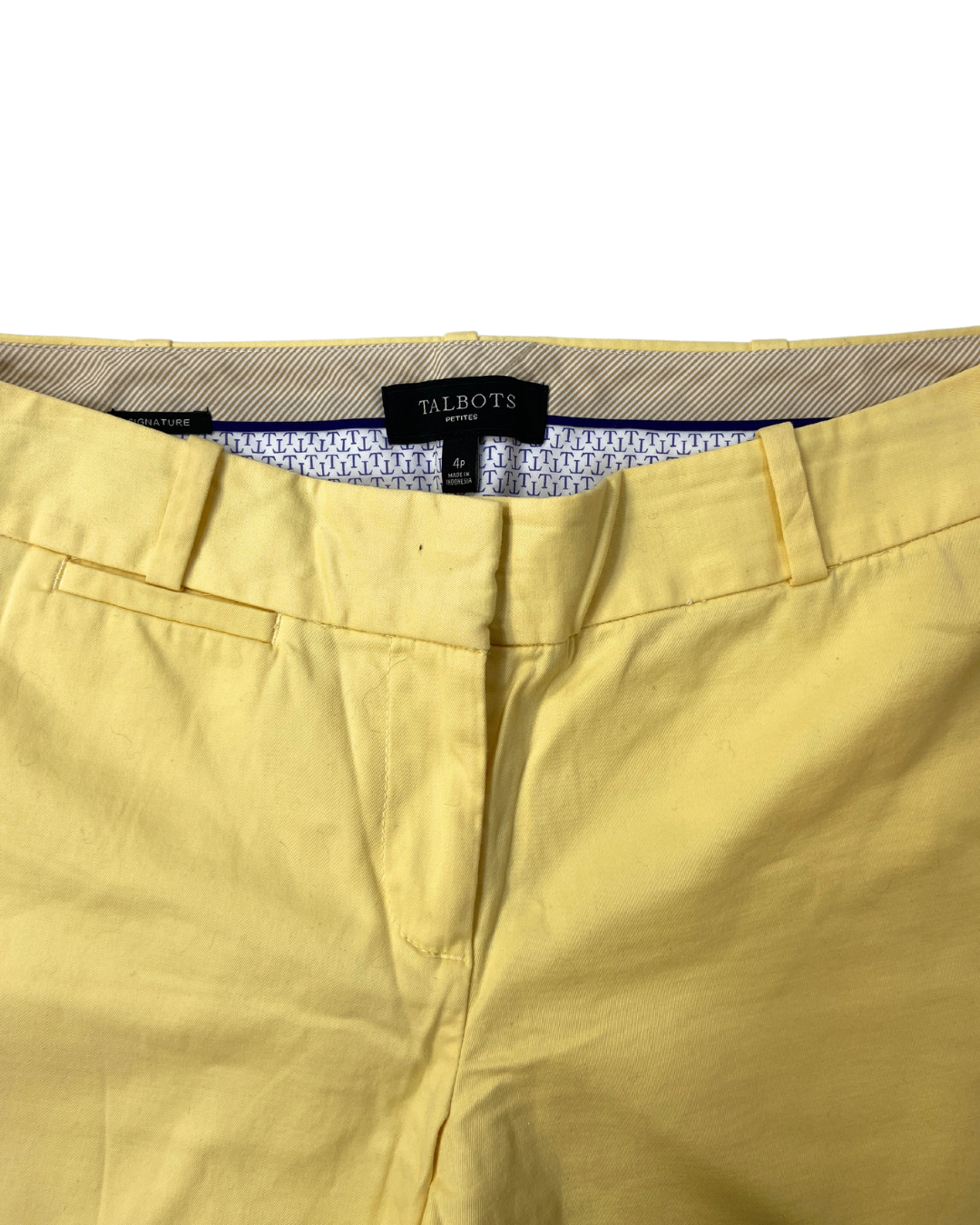 Talbots Yellow Trousers