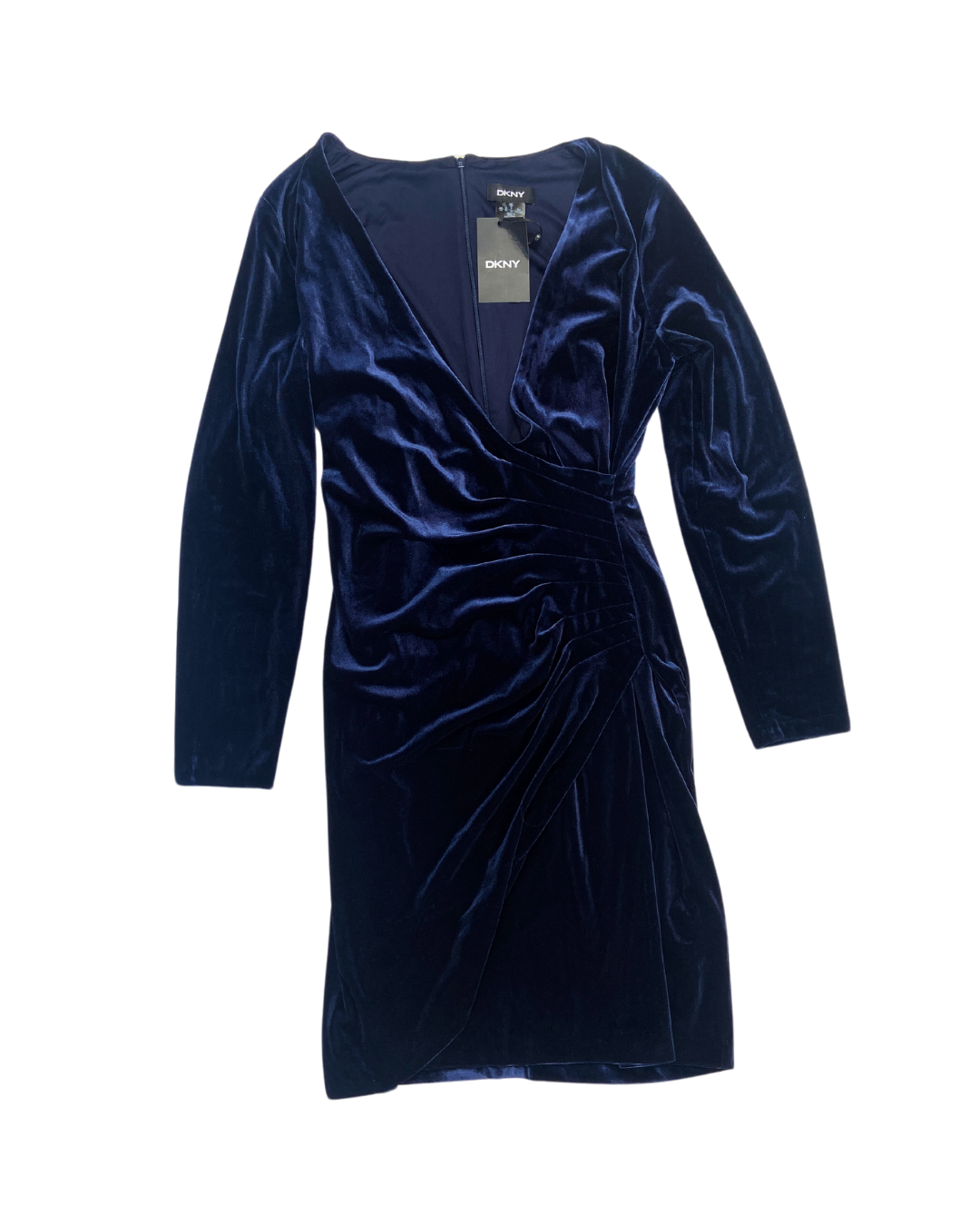 DKNY Blue Velvet Dress OWNI DKNY Blue Velvet Dress OWNI