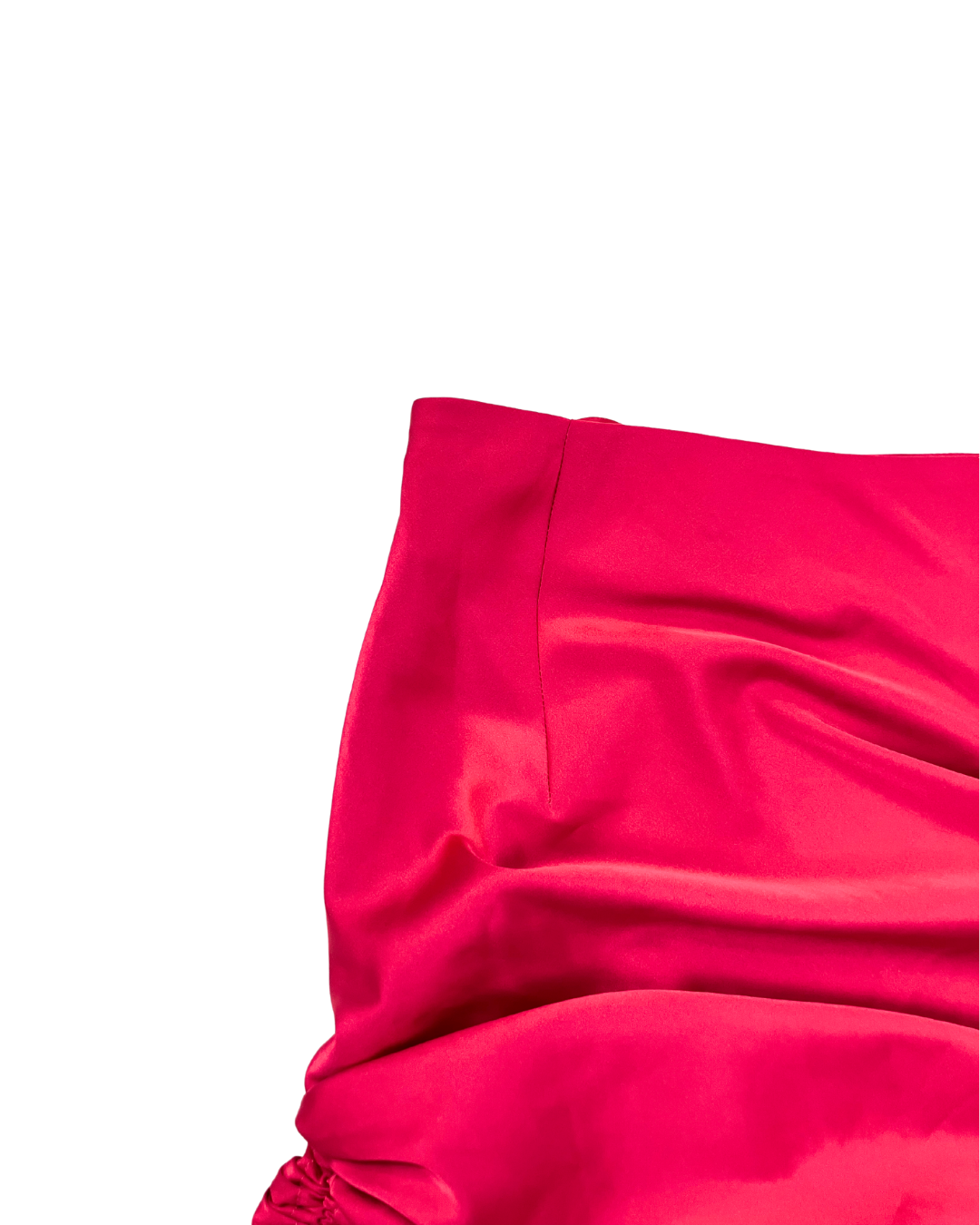 Tiger Mist Pink Drawstring Mini Skirt