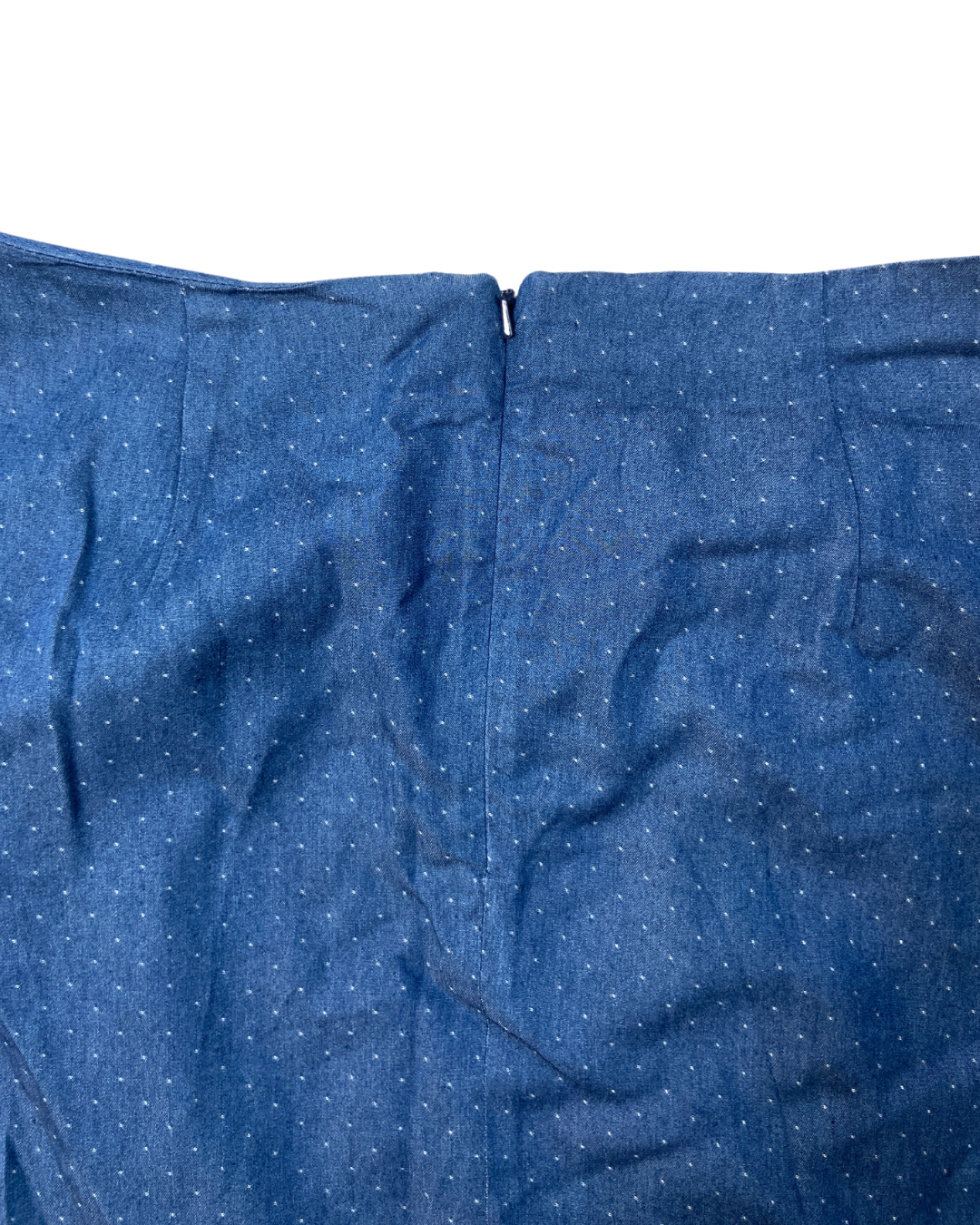 Seen Worn Kept Blue Button Mini Skirt Size M