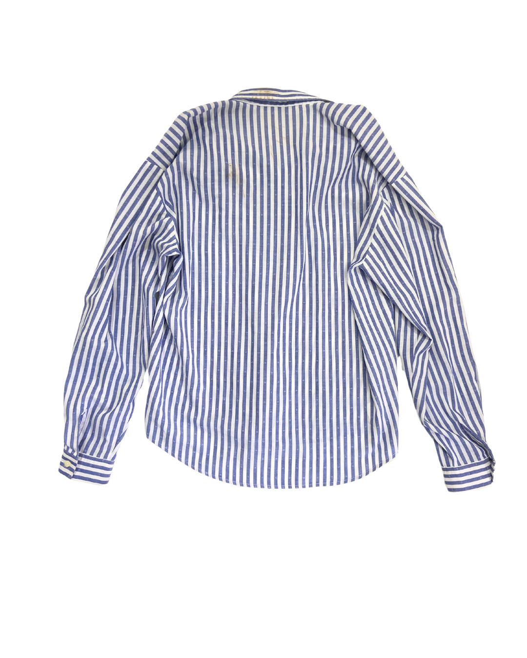 St Michael Blue Striped Shirt