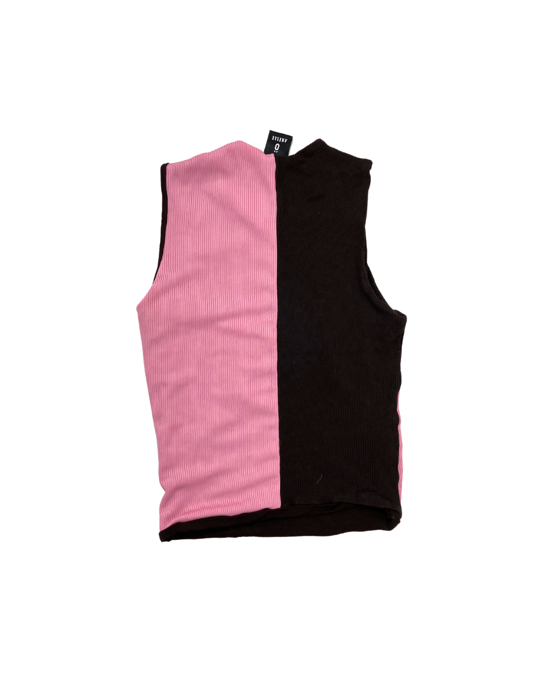 Axelle Pink and Brown Tank Top