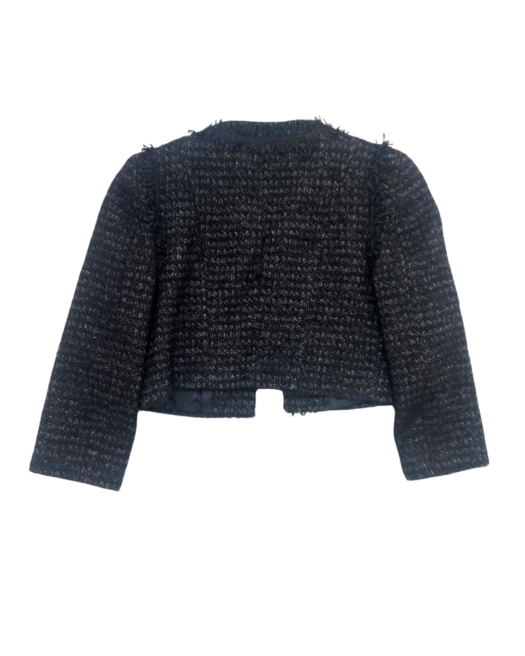 second hand Topshop Topshop Cropped Tweed Style Jacket 10 OWNI
