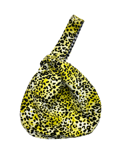 Sew Last Summer Yellow Leopard Bag