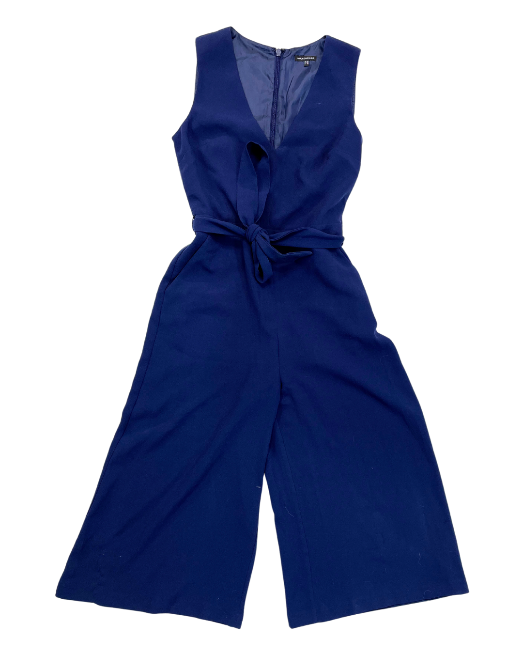 Warehoue Blue Culotte Playsuit