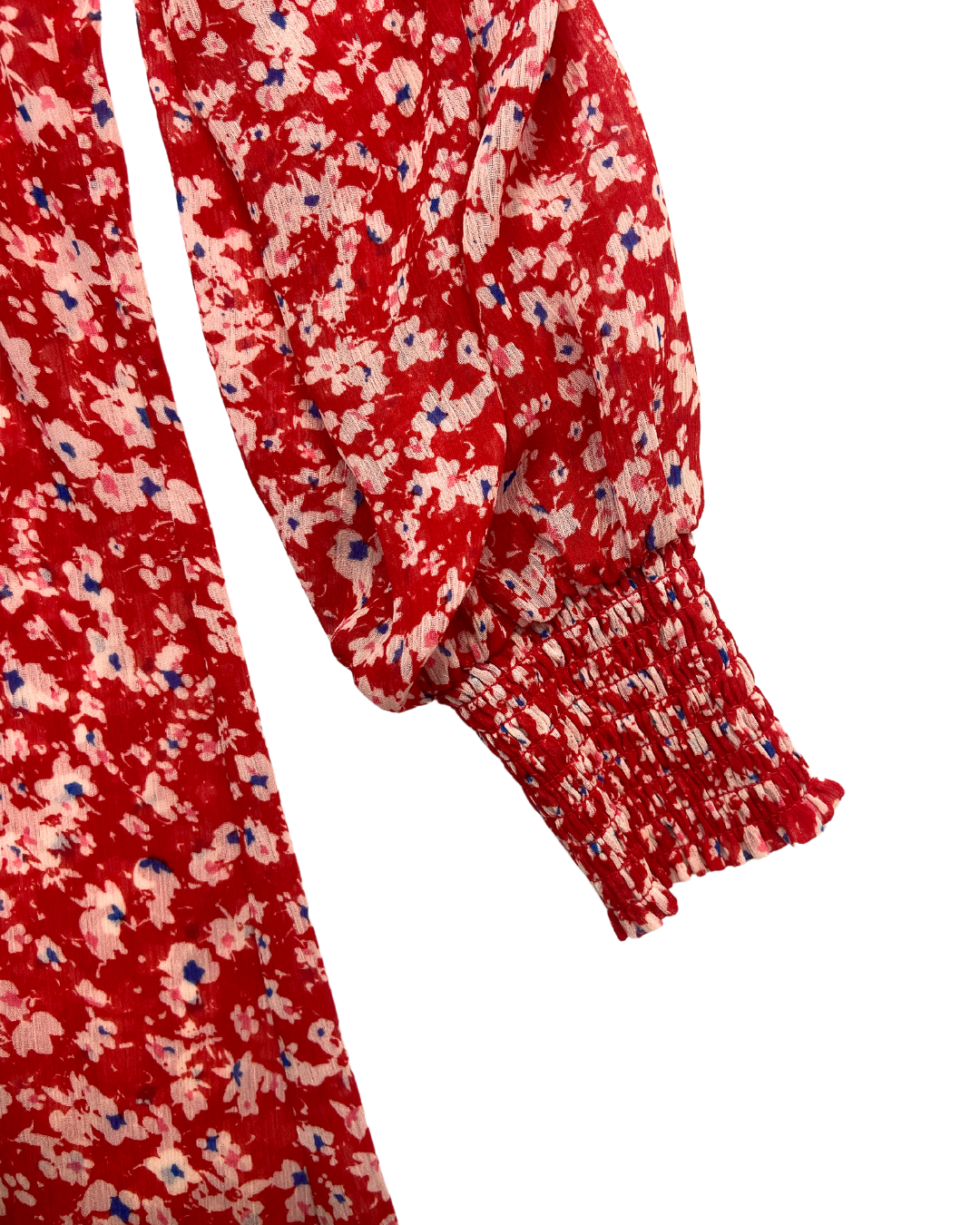 Hush Red Floral Maxi Dress