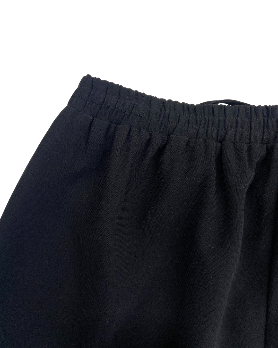 Mango Drawstring Black Mini Skirt