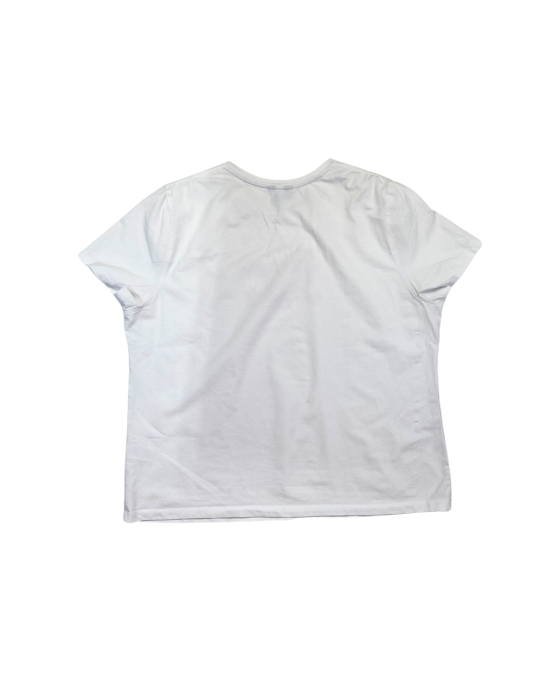Saint and Sofia White Graphic T-Shirt