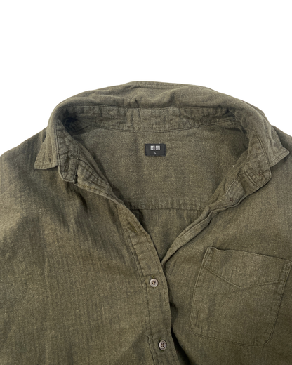 Uniqlo Khaki Shirt Size L