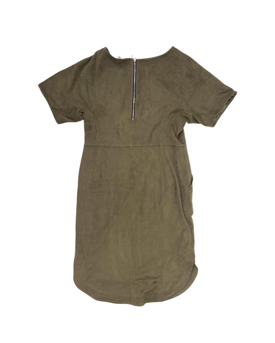 Oliver Bonas Khaki Suede Dress