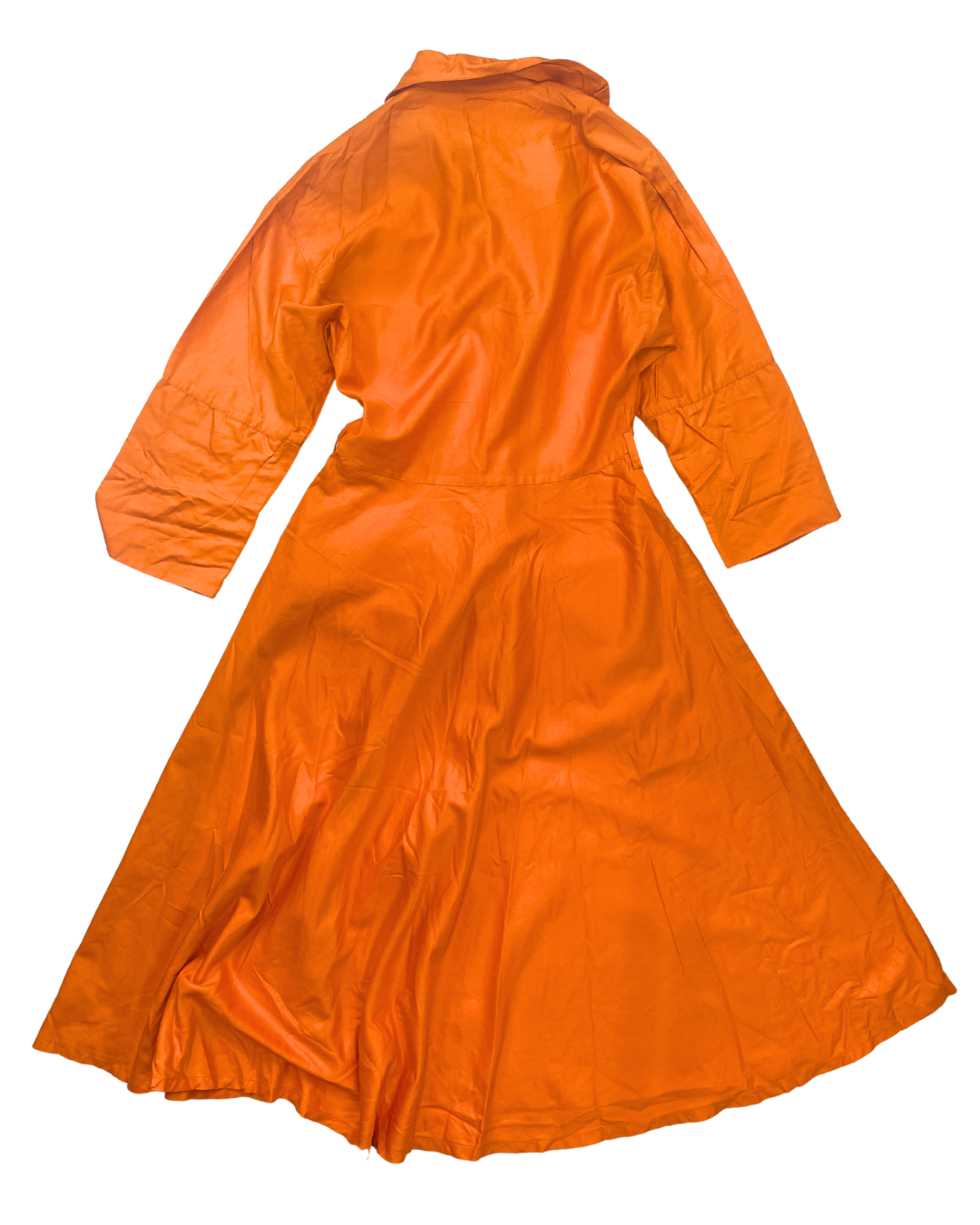 Harrods Orange Button Dress