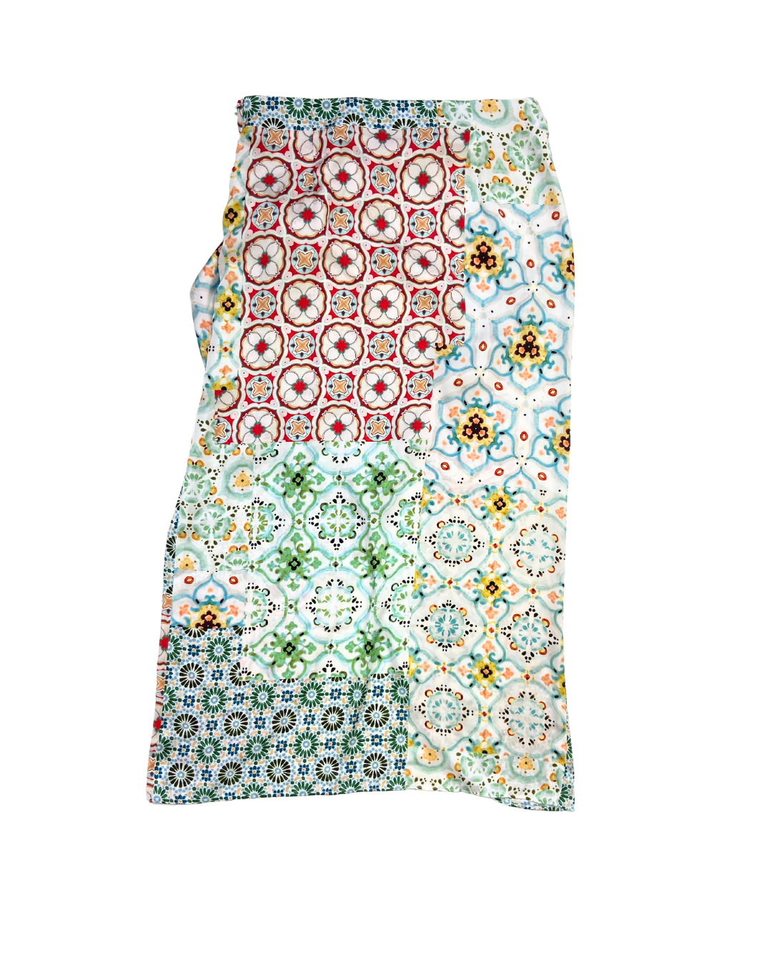 Multi Colour Tapestry Midi Skirt