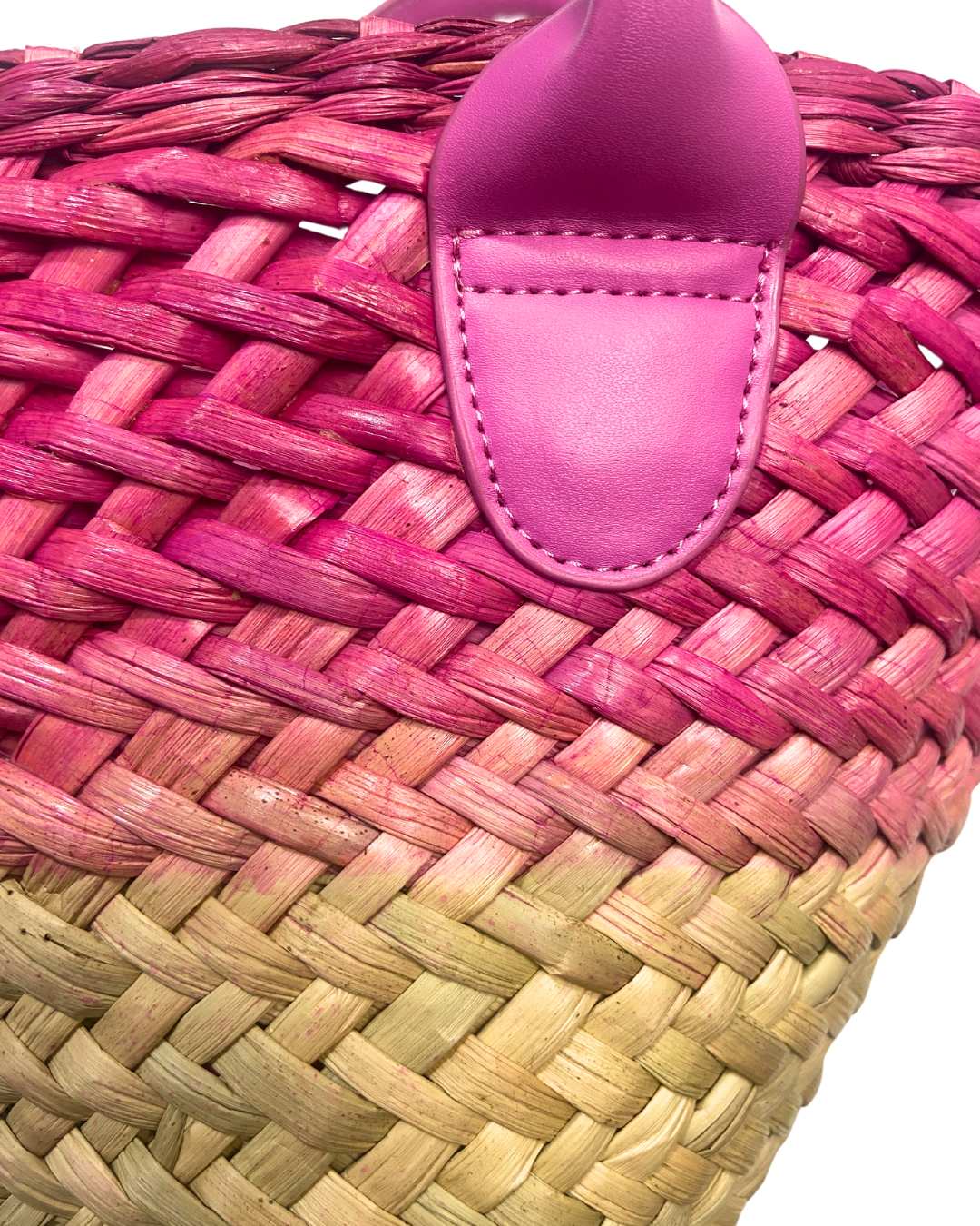 Next Pink Ombre Basket Bag with Detachable Strap