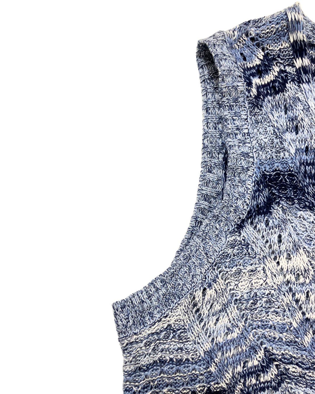 99 Jane Street Blue Knit Vest