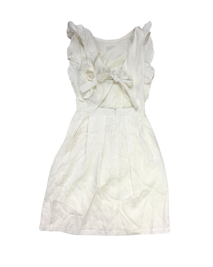 Unknown White Linen Dress