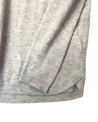 Cynthia Rowley Grey Cashmere Hooded Jumper