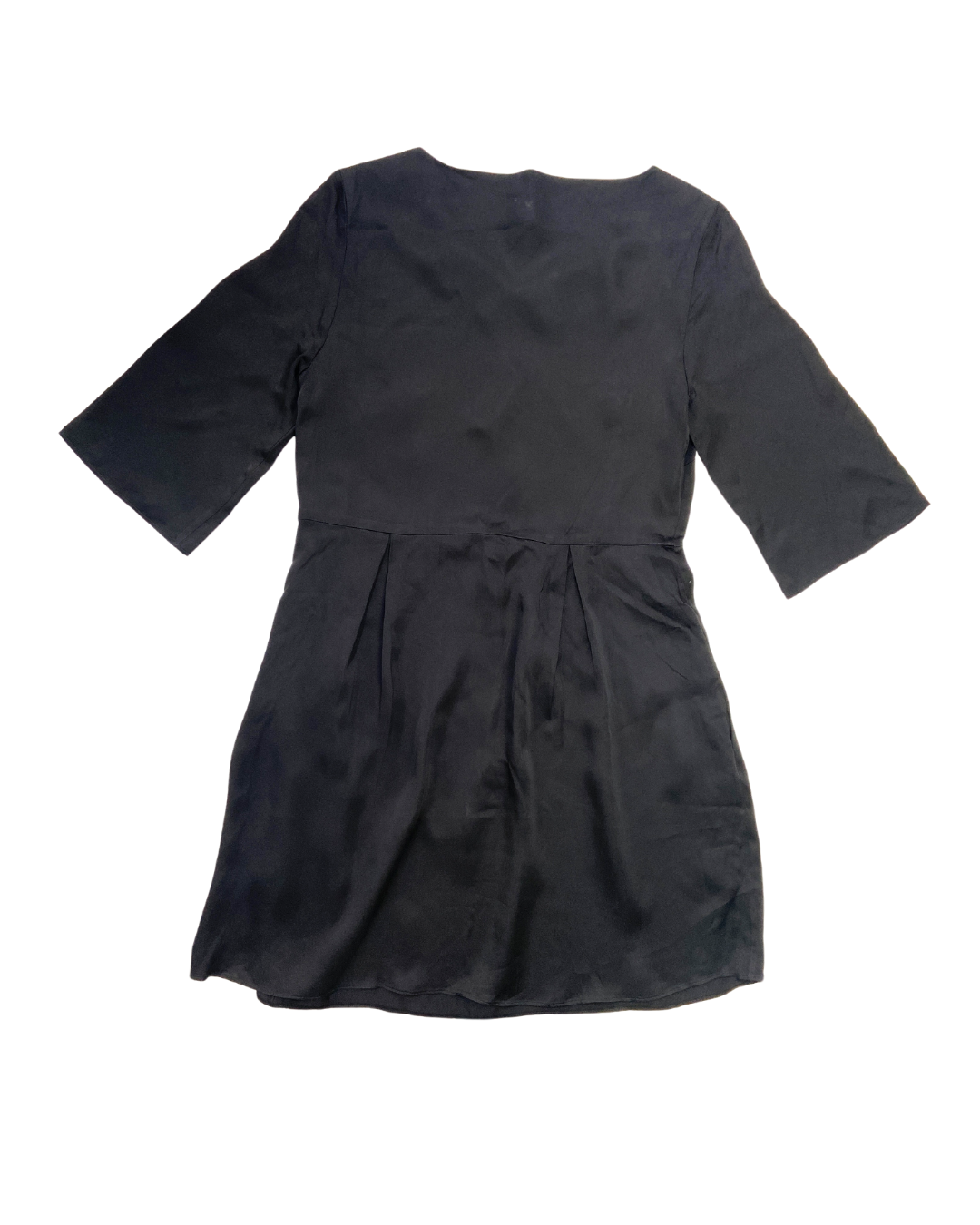 &amp; Other Stories Black Satin Dress