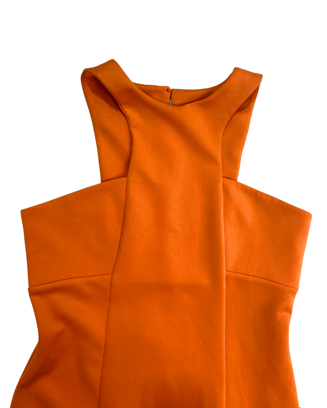 asos orange dress ASOS Orange Bodycon Midi Dress – OWNI