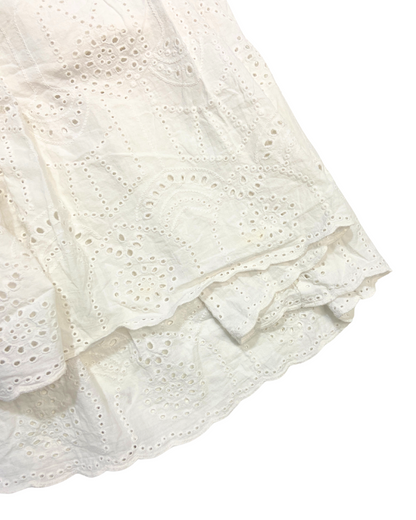 thought White Crochet Midi Dress
