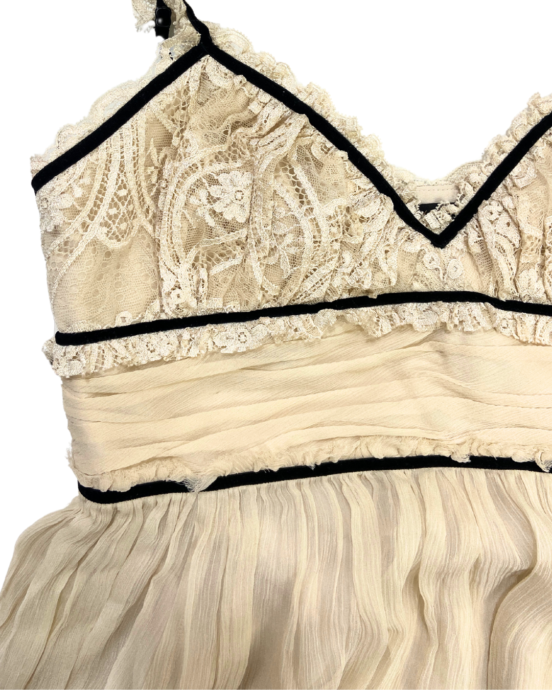 BCBG Maxazira Flowy Cream Mini Dress OWNI BCBG Maxazira Flowy Cream Mini Dress OWNI