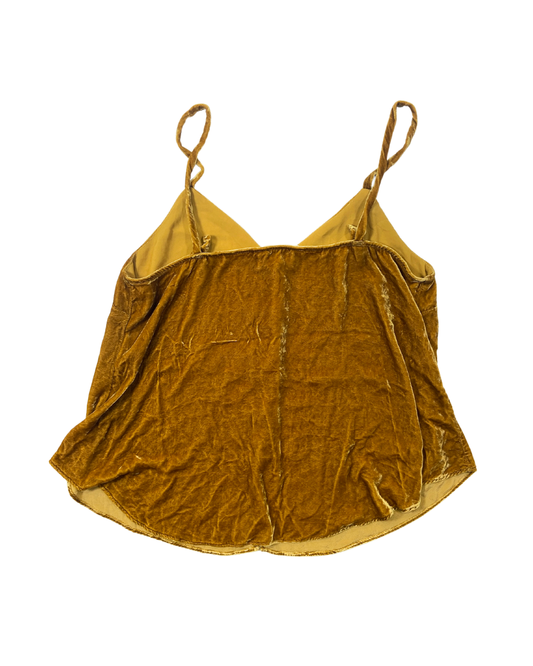 Mineral Mustard Yellow Velour Cami