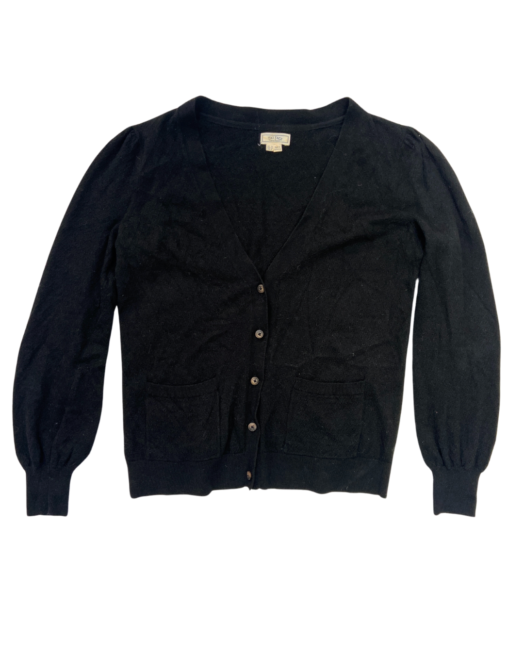 Fat Face Black Knit Cardigan