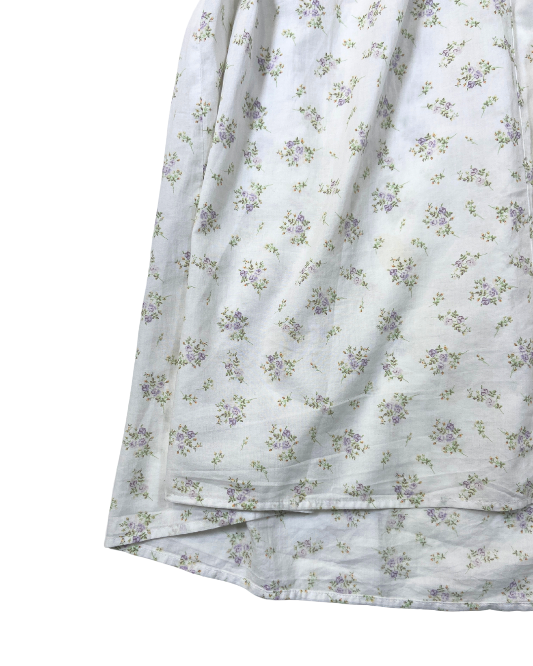 H&M White Floral Smock Dress OWNI H&M White Floral Smock Dress OWNI
