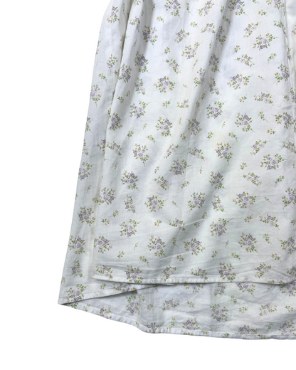 H&amp;M White Floral Smock Dress