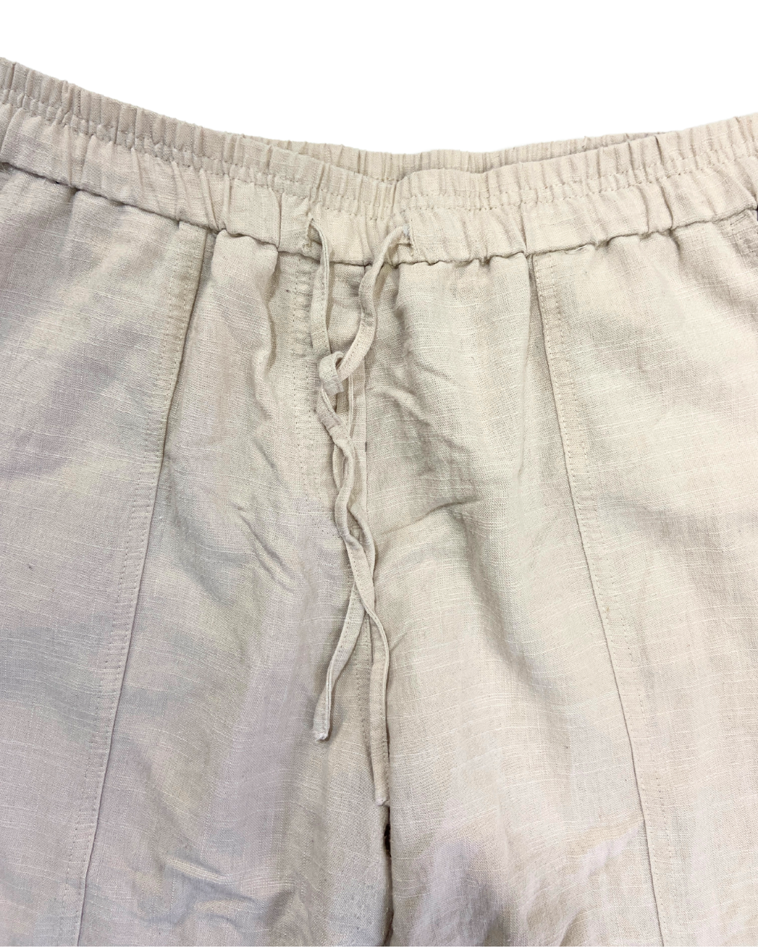 Peacocks Cream Drawstring Trousers