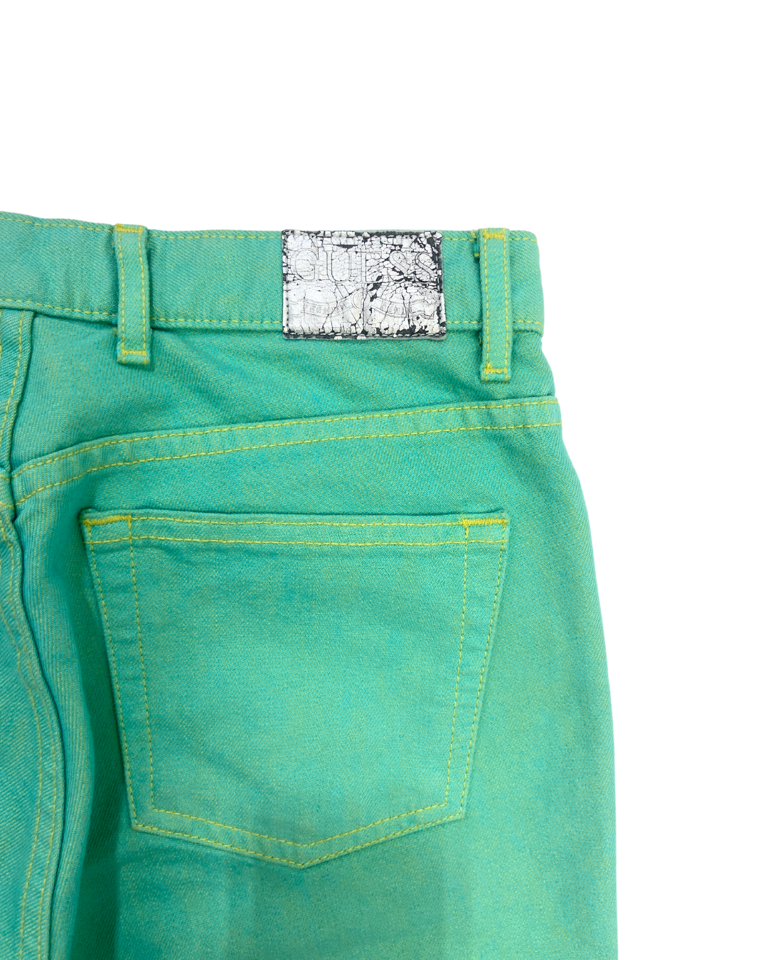 Guess Turquoise Straight Leg Jeans