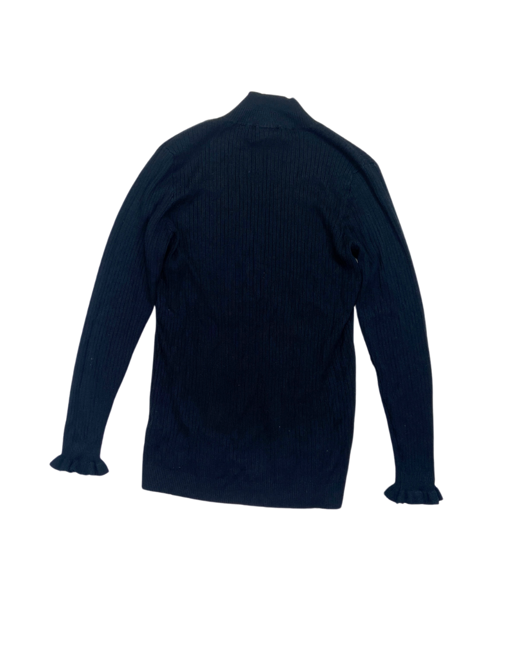 Mamalicious Navy Ribbed Knit Top