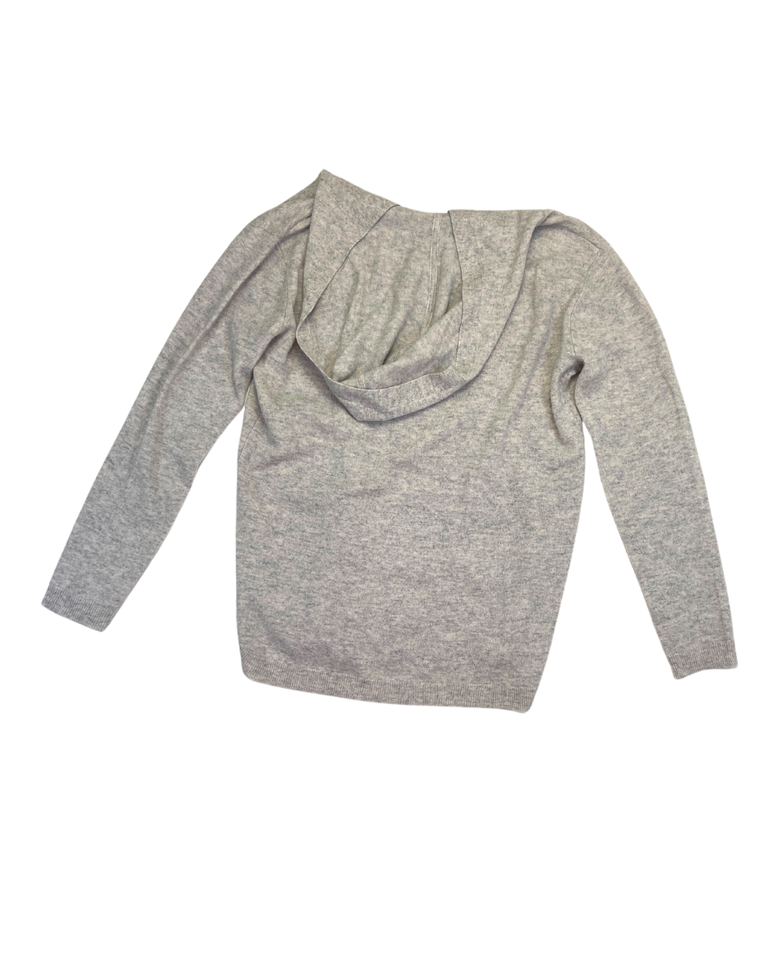 Cynthia Rowley Grey Cashmere Hooded Jumper