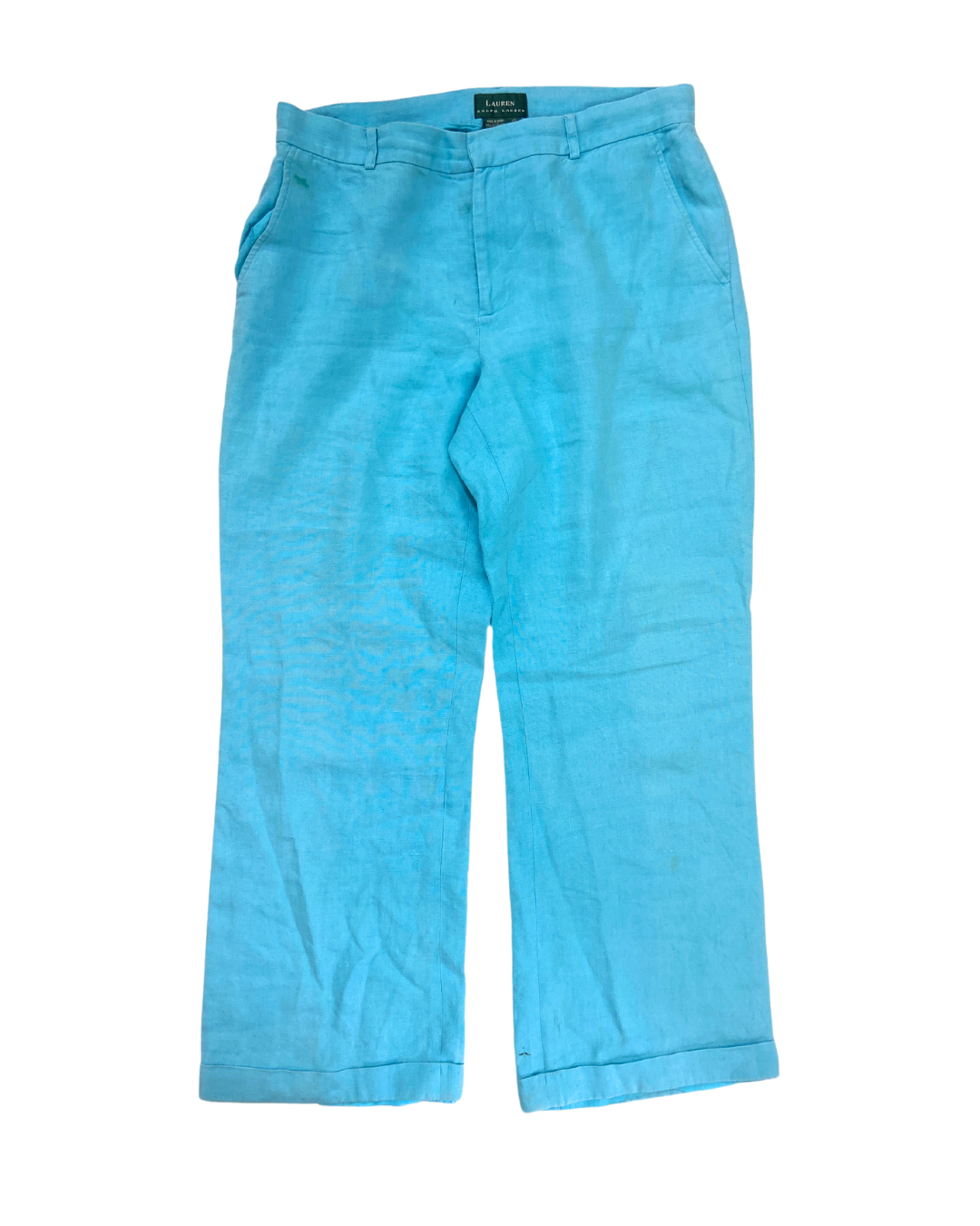 Ralph Lauren Blue Linen Trousers