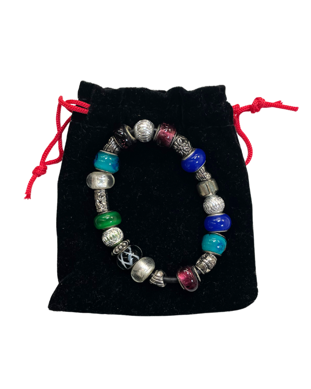 Multi Colour Charm Bracelet