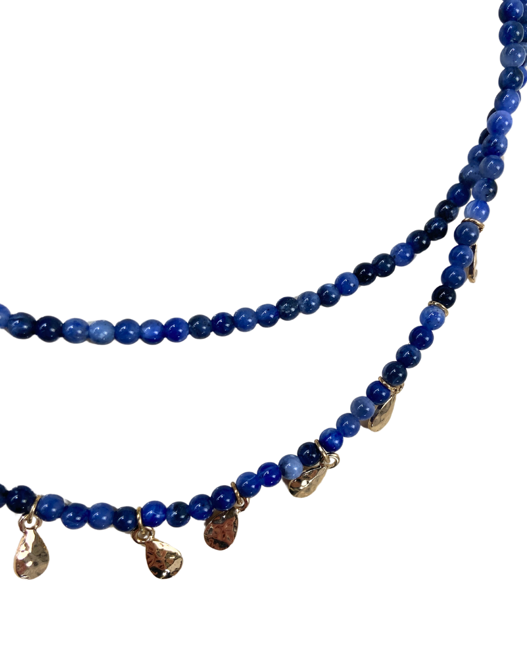 Next Blue Beaded Necklace