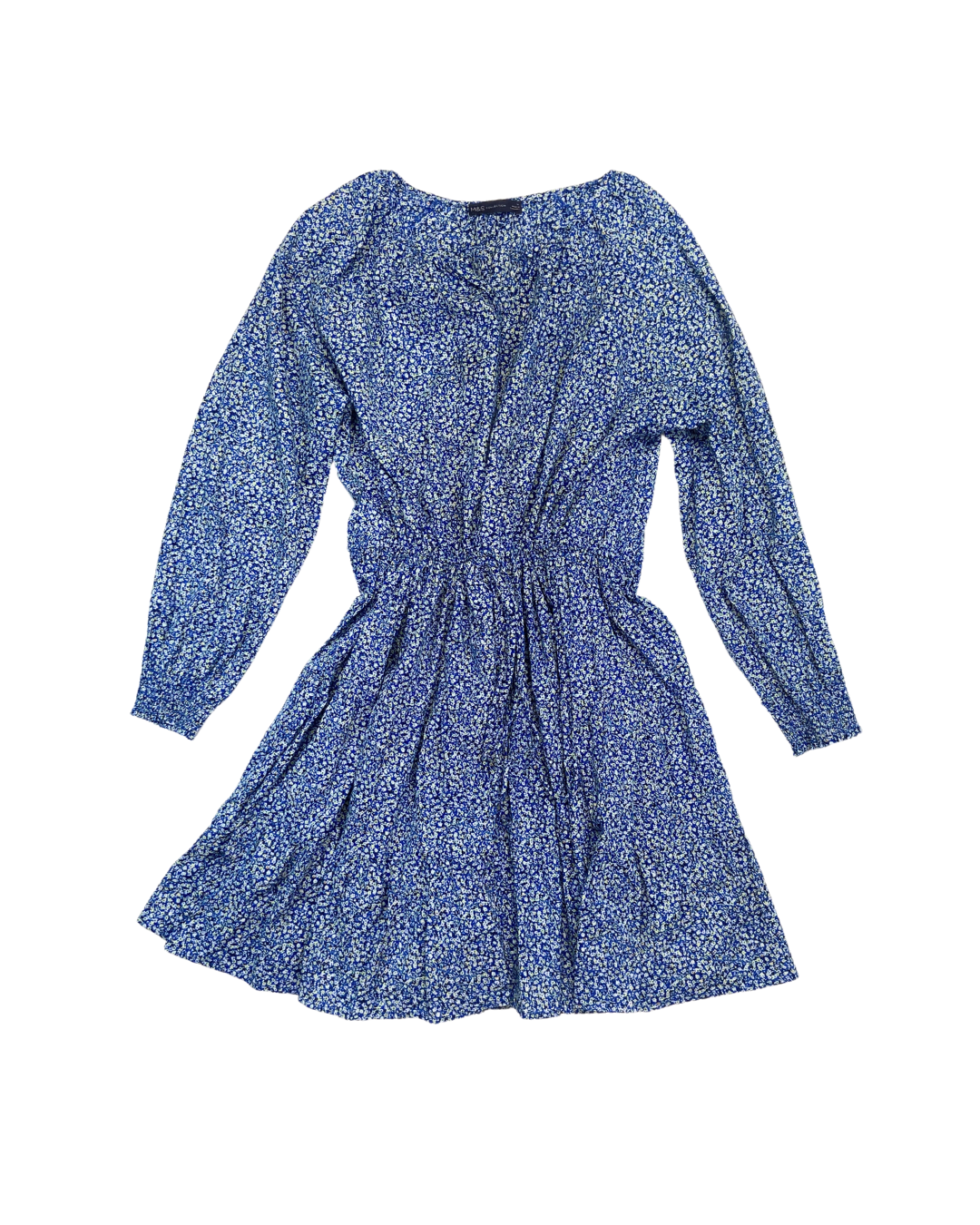 Marks and Spencer Blue Floral Mini Dress