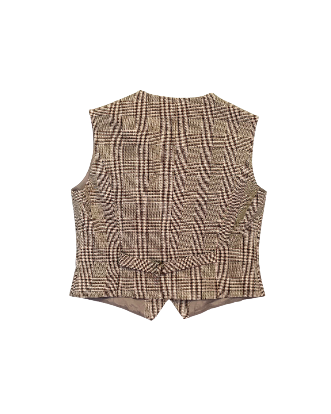 todayswoman Checkered Waistcoat