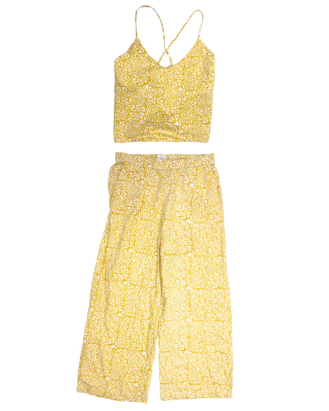 Rho Yellow Floral Set
