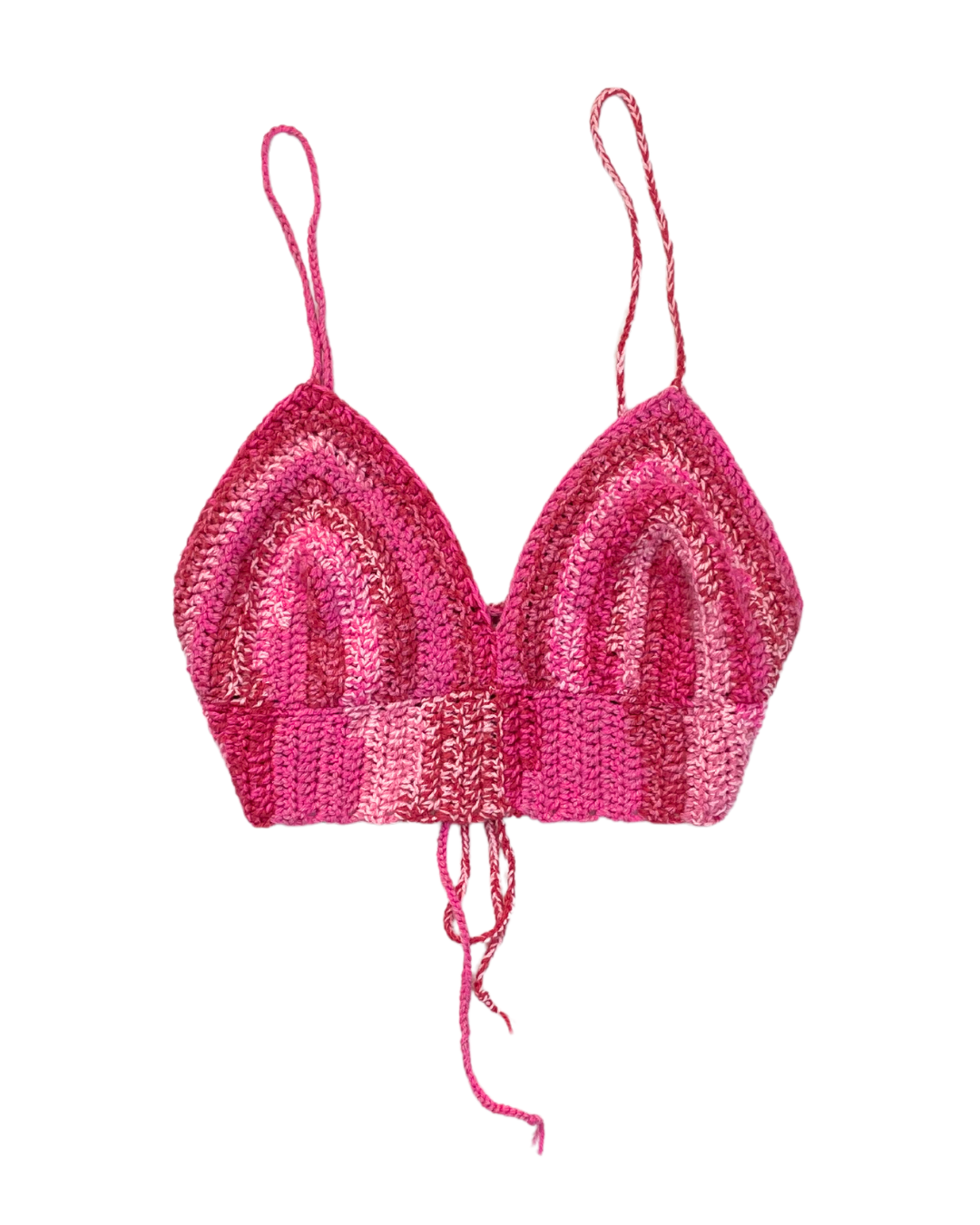 PInk Tone Knitted Bralette Size L