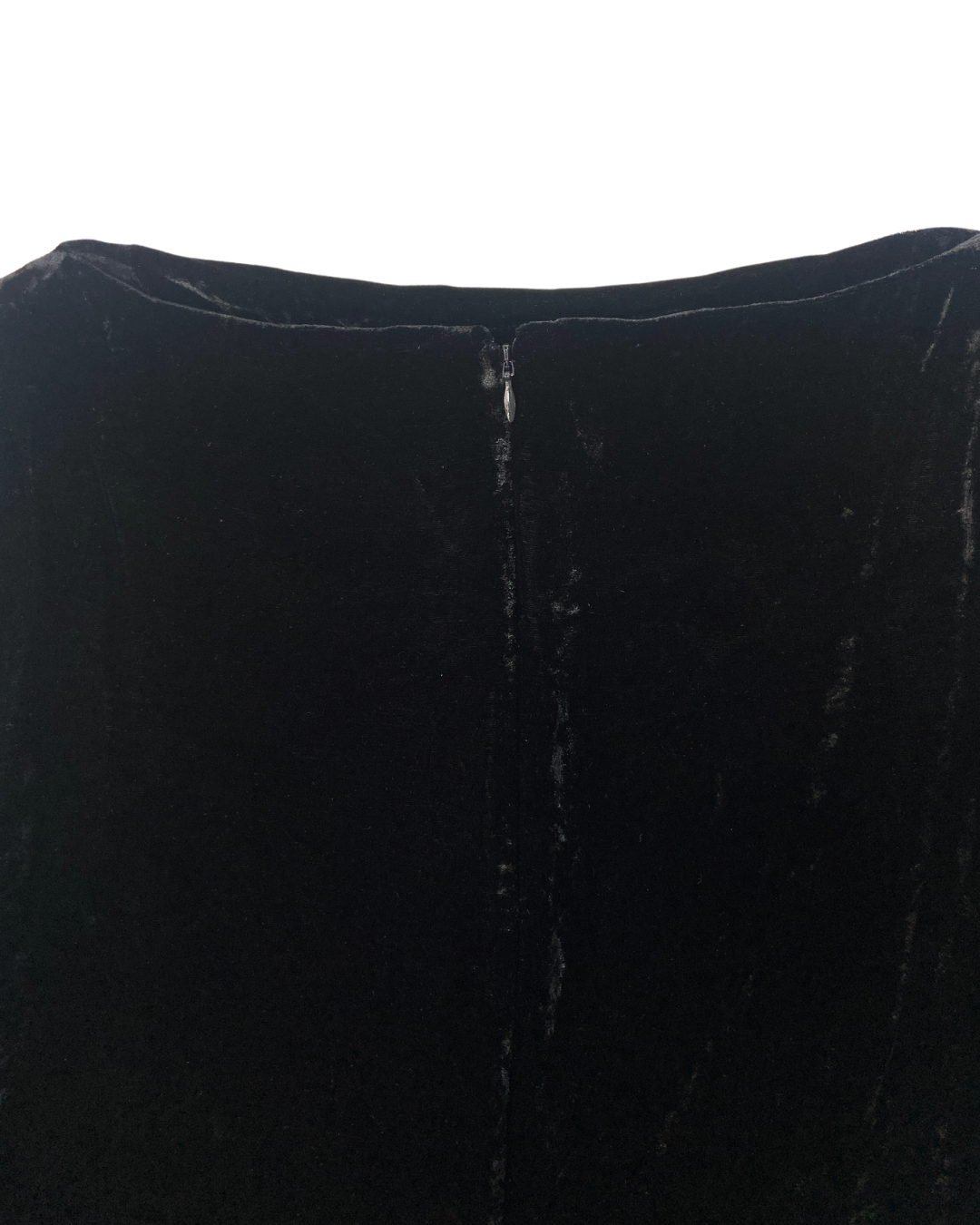 COS Black Velour Dress Size M