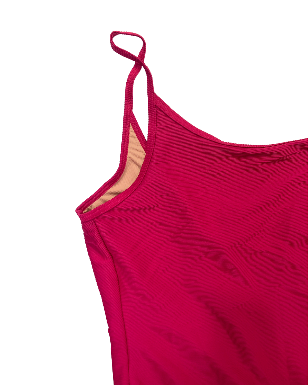 J. Crew Pink One Shoulder Swimsuit