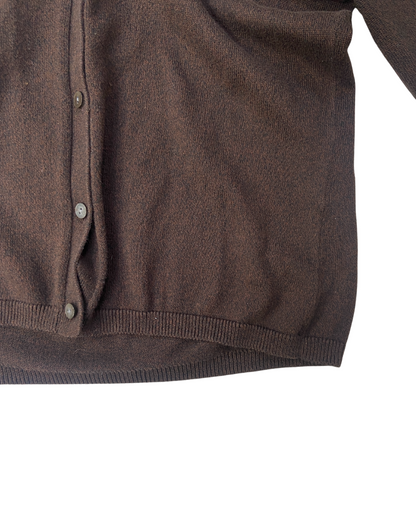 Lands End Brown Cardigan