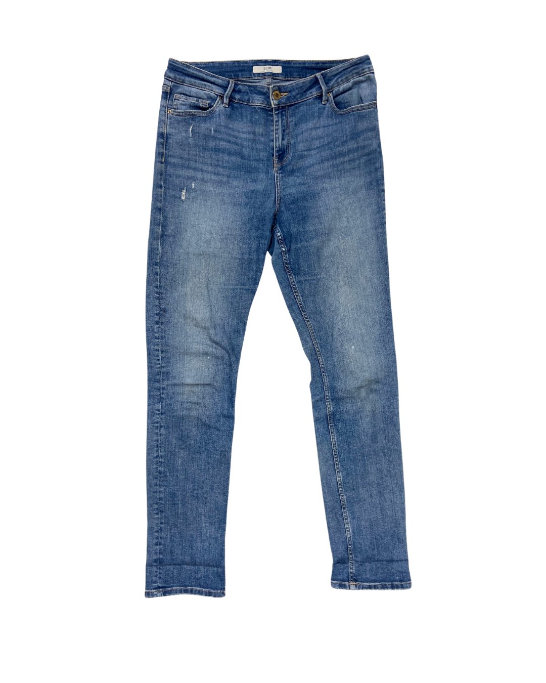 Marks and Spencer Blue Straight Jeans