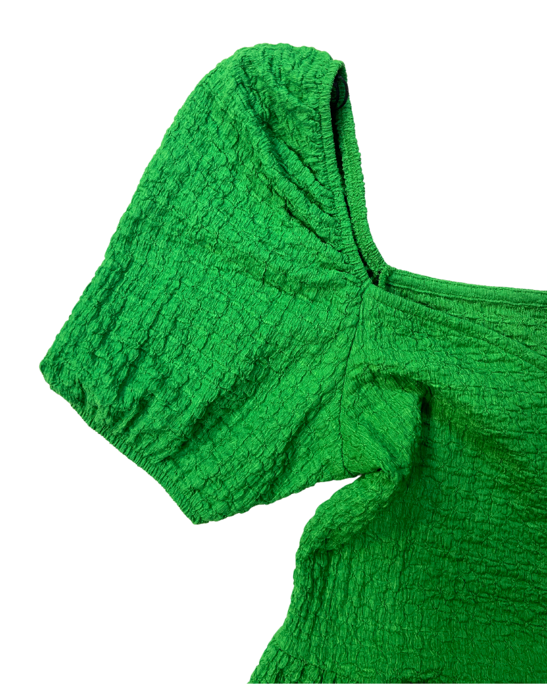H&M Green Waffle Mini Dress OWNI H&M Green Waffle Mini Dress OWNI