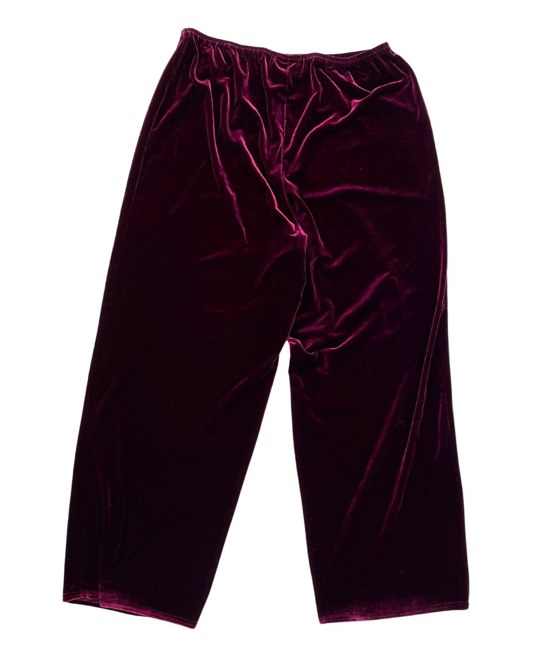 Kathie Lee Red Velour Joggers