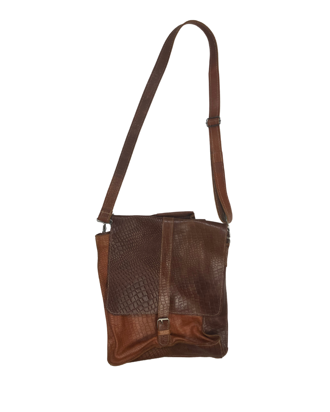 Mixed Tan Satchel